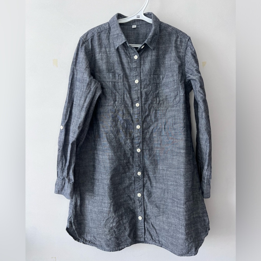 Kids chambray Muji shirt dress - tunic